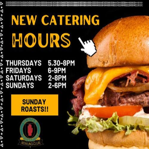 New Catering Hours at UTBC 500x500