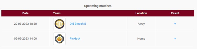 UTBC A Upcoming Matches 19th August 2023 750px