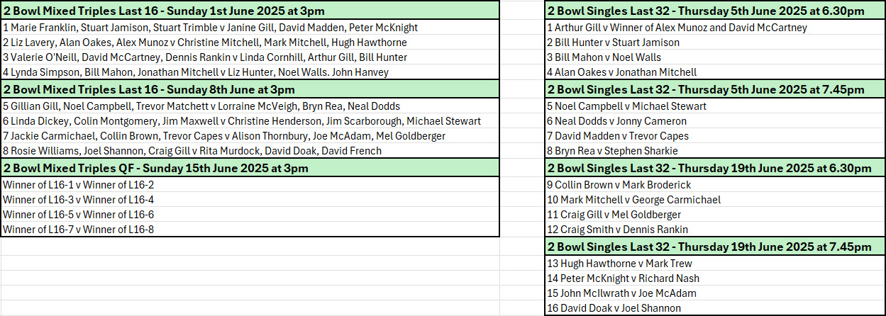 Special Competition Days 2025