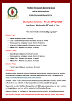 Mixed Triples - Reserved Rinks 2 - 5